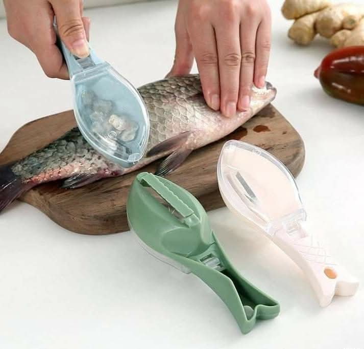 Fish Scale Remover With Cover