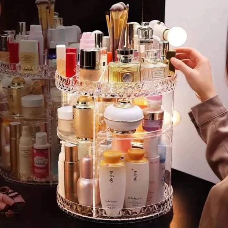 360 Degree Rotating Cosmetic Organizer