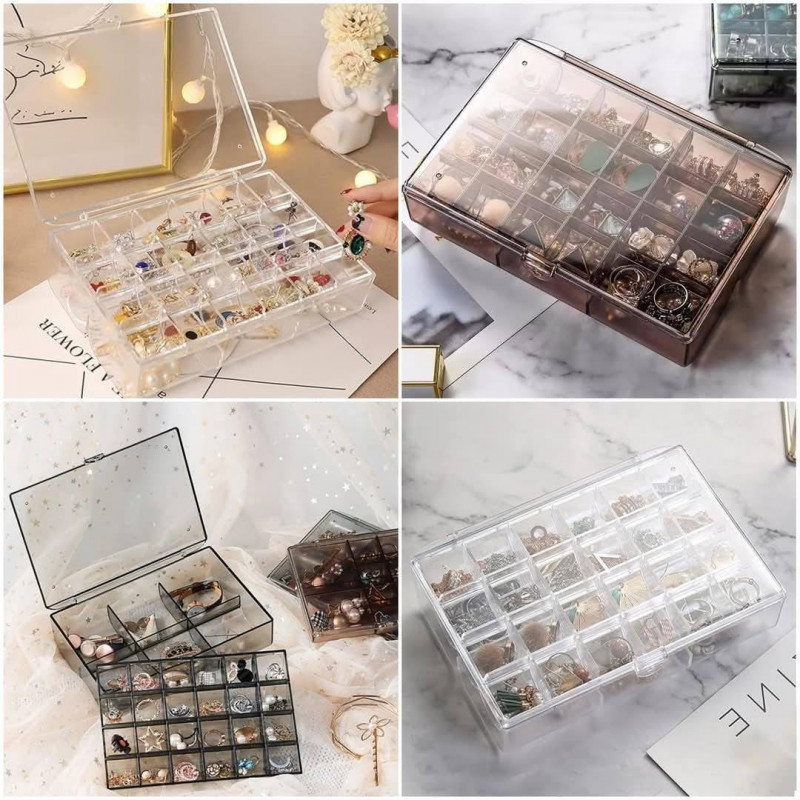 2 Layer Acrylic Jewelry Storage Box