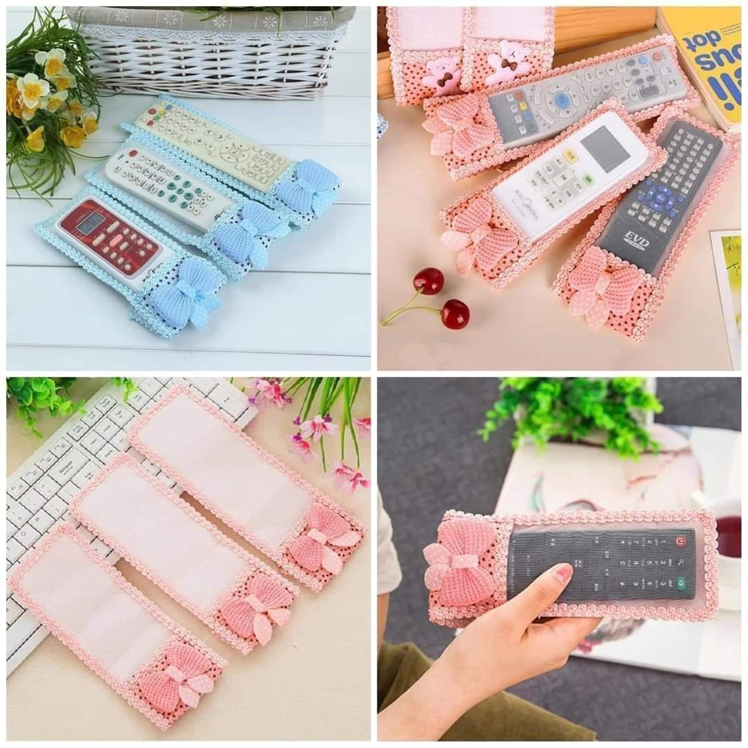 Fabric Lace Remote control Protector Case Cover