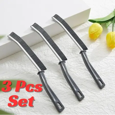 3 Pecs Hard-Bristled Crevice Cleaning Brush